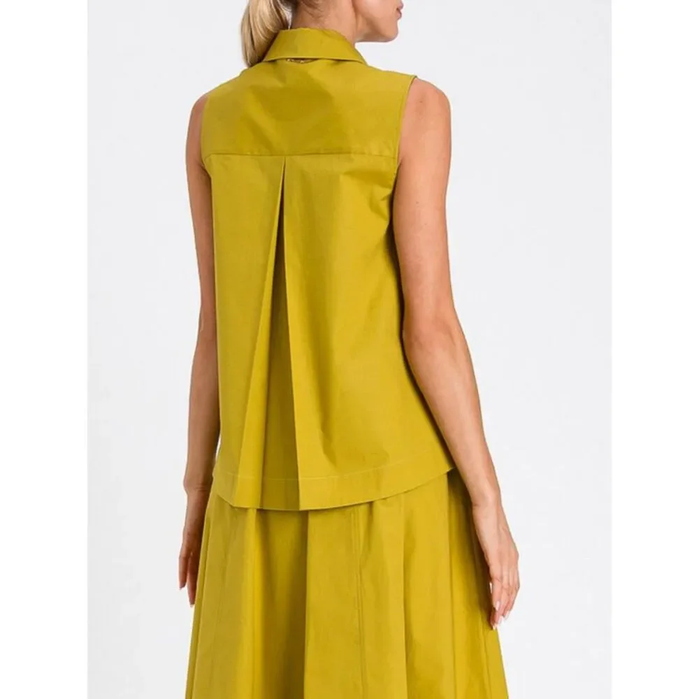 Twinset Women Twinset Stretch Cotton Sleeveless Shirt